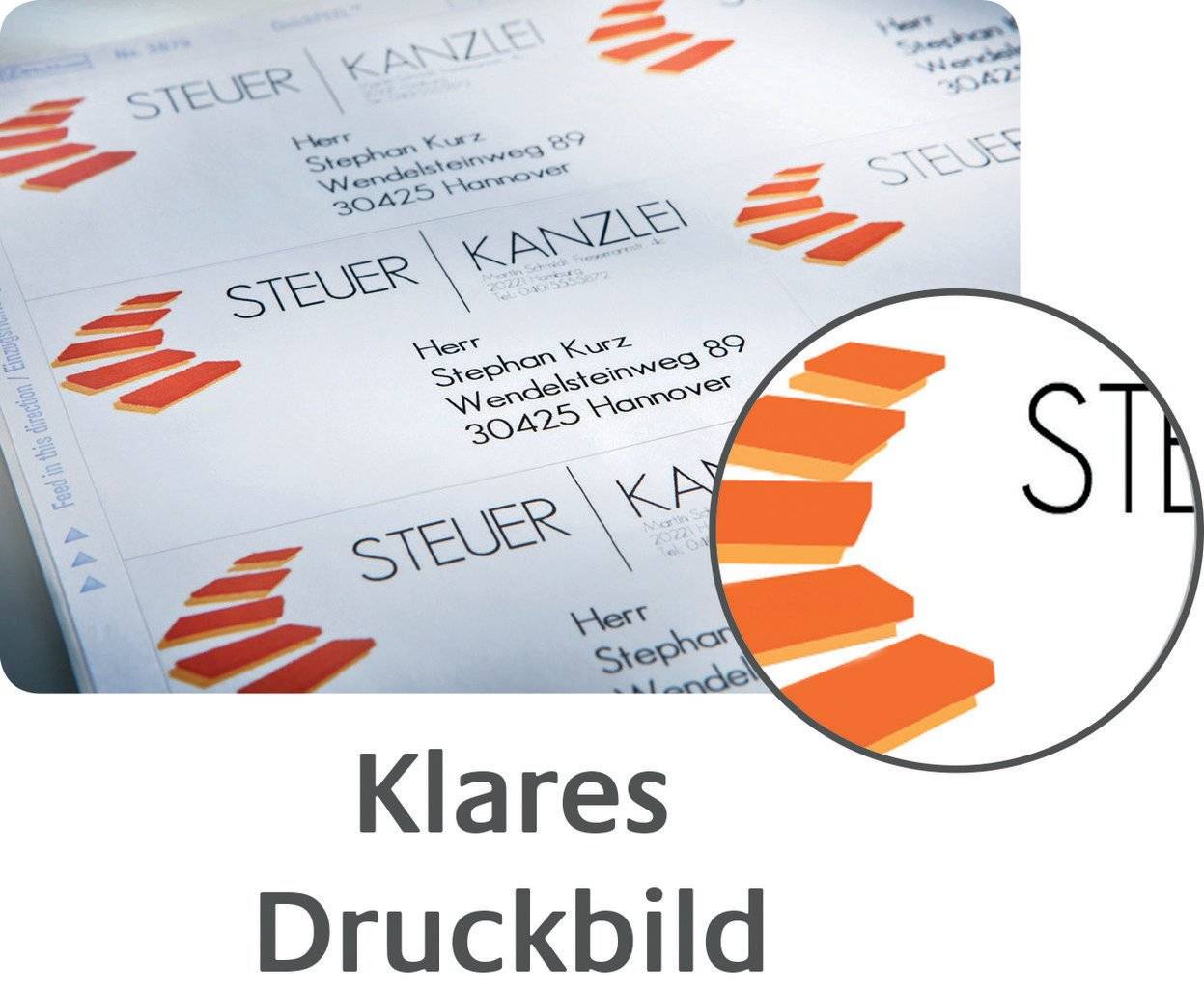 2.100 AVERY Zweckform Adressetiketten L7160-100 weiß 63,5 x 38,1 mm