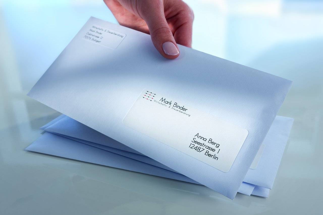 2.100 AVERY Zweckform Adressetiketten L7160-100 weiß 63,5 x 38,1 mm