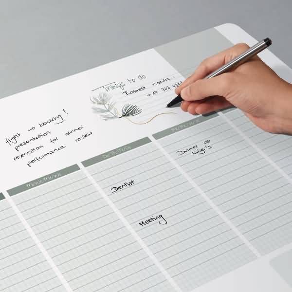 Schreibunterlage 595x410mm Weekly Planner Nature 30 Blatt