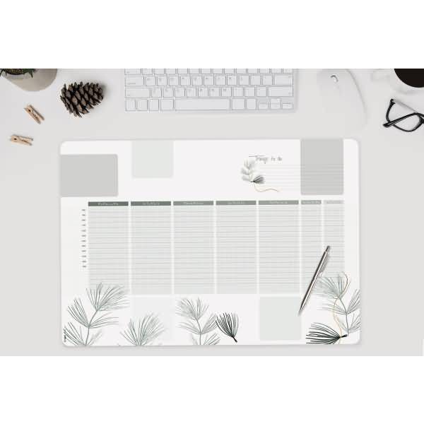 Schreibunterlage 595x410mm Weekly Planner Nature 30 Blatt