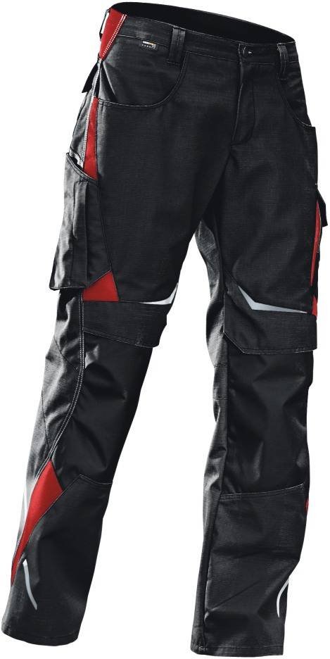 Pulsschlag Bundhose High schwarz-mittelrot