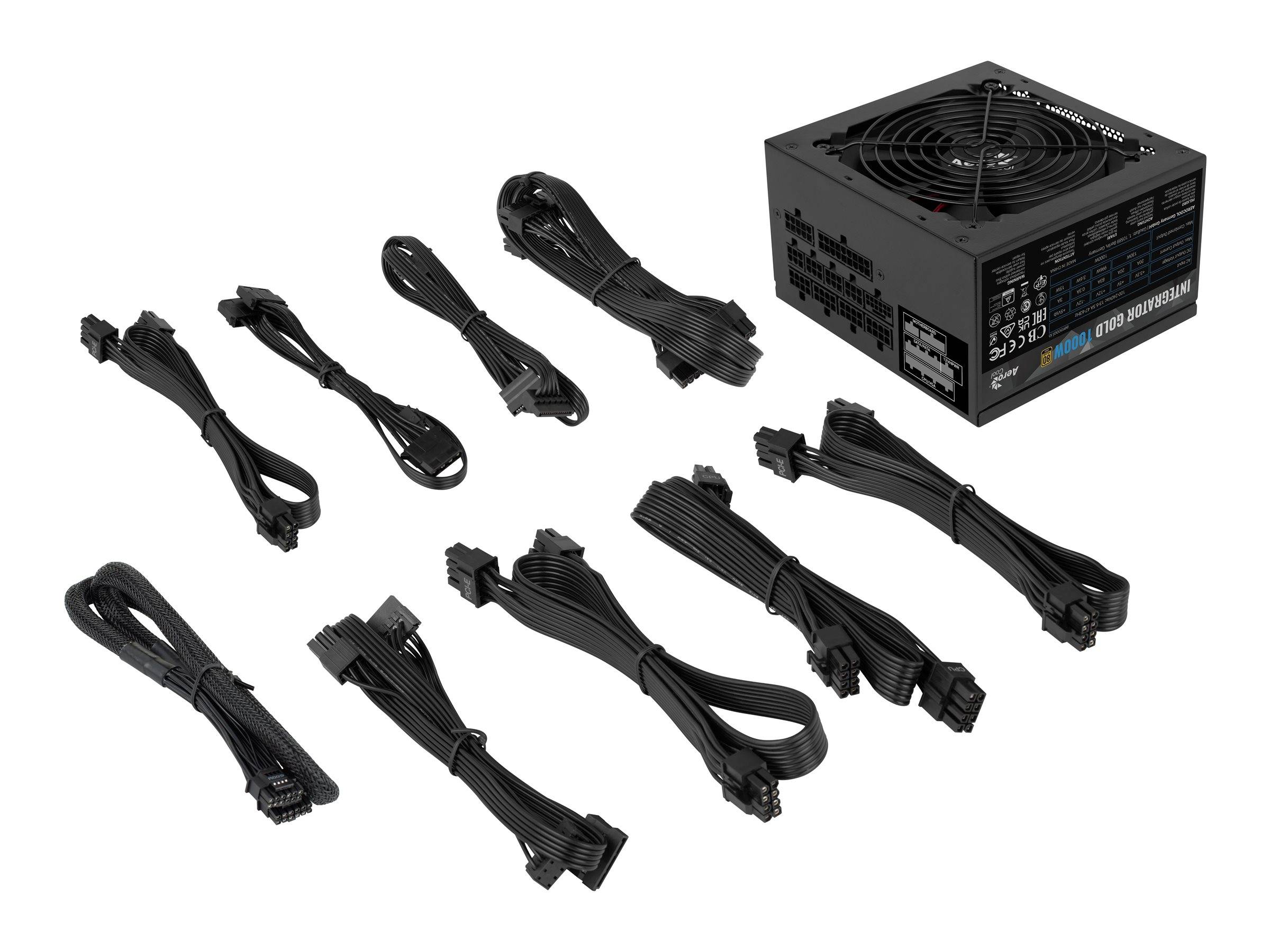 AEROCOOL ADVANCED TECHNOLOGIES AeroCool Integrator Gold 1000W - Netzteil (intern)
