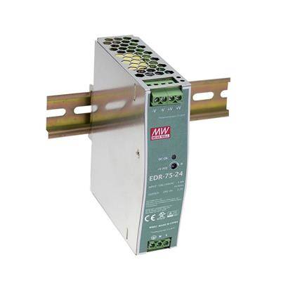 Meanwell MEAN WELL EDR-75-12 - 90 - 264 V - 75 W - 12 V - 32 mm - 102 mm - 125,2 mm