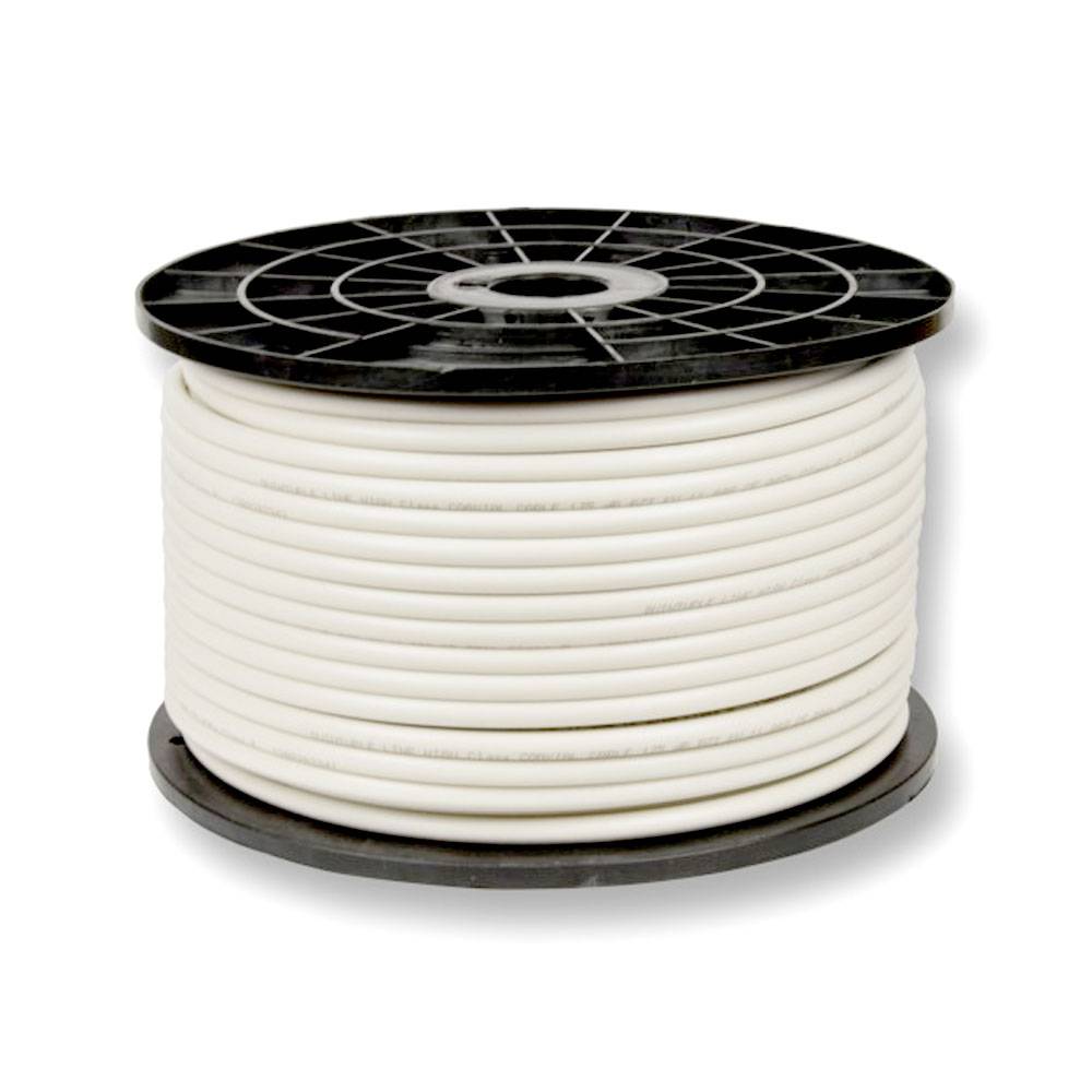 PremiumX Koaxial Kabel Sat Kabel Koax Kabel 130dB 5-Fach geschirmt, Reines Kupfer 100 Meter SAT Antennenkabel 100m High Quality Cable FULLHD 3D