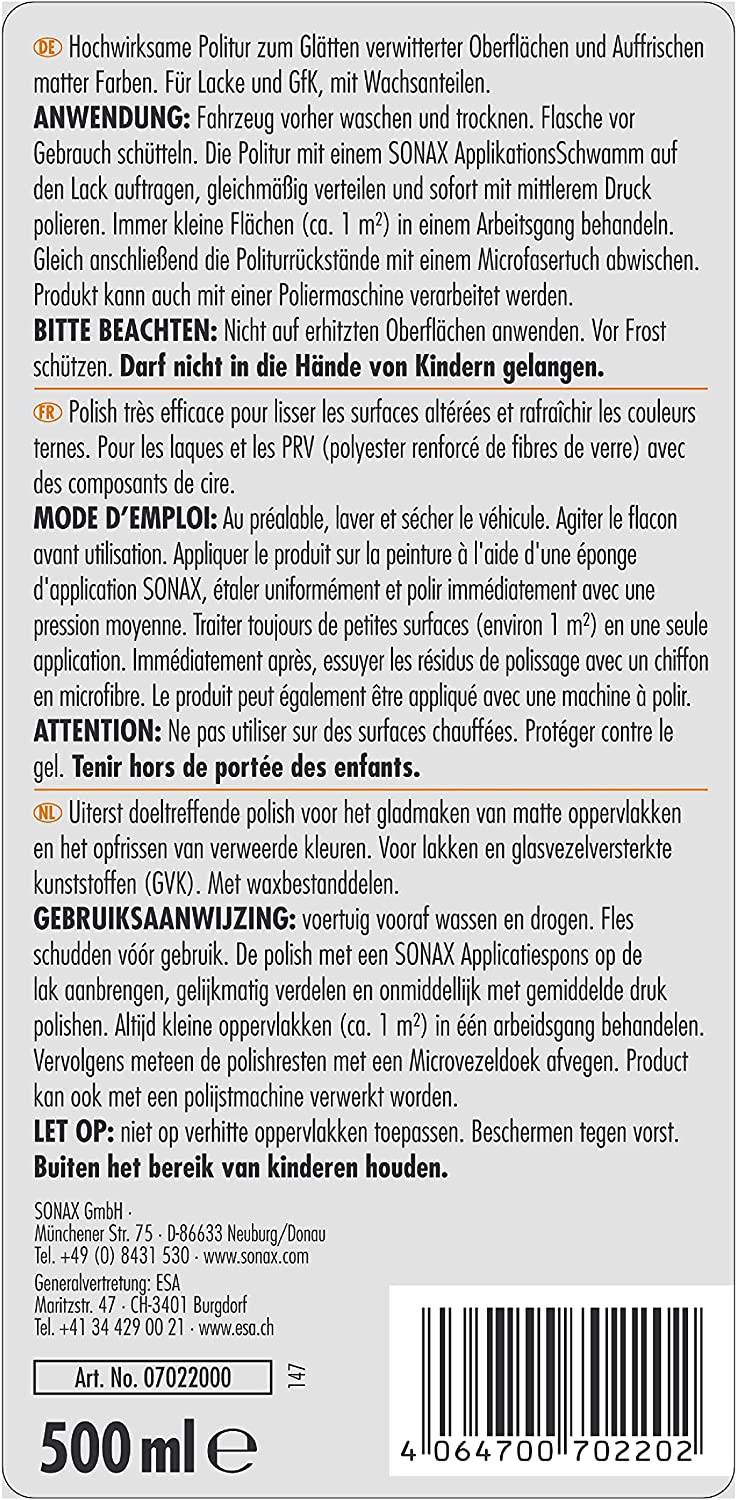 SONAX Caravan Politur 500 ml