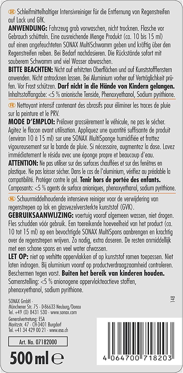 SONAX Caravan RegenstreifenEntferner 500 ml