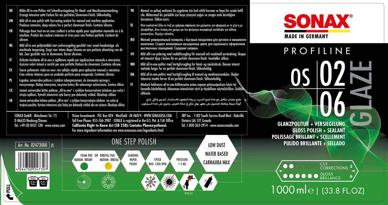 SONAX PROFILINE OS 02-06 1 L