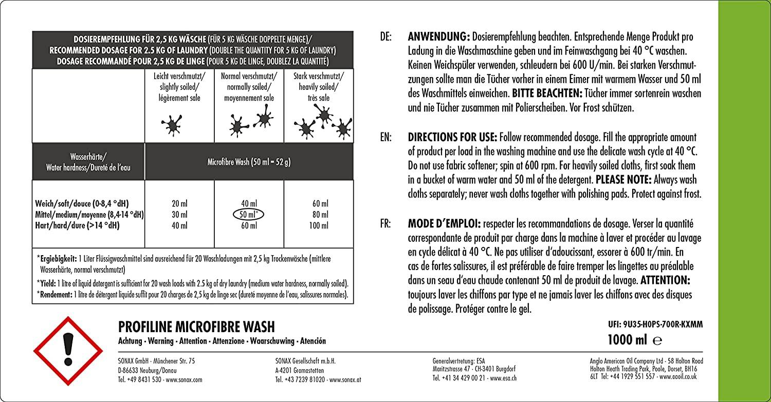 SONAX PROFILINE Microfibre Wash 1 L