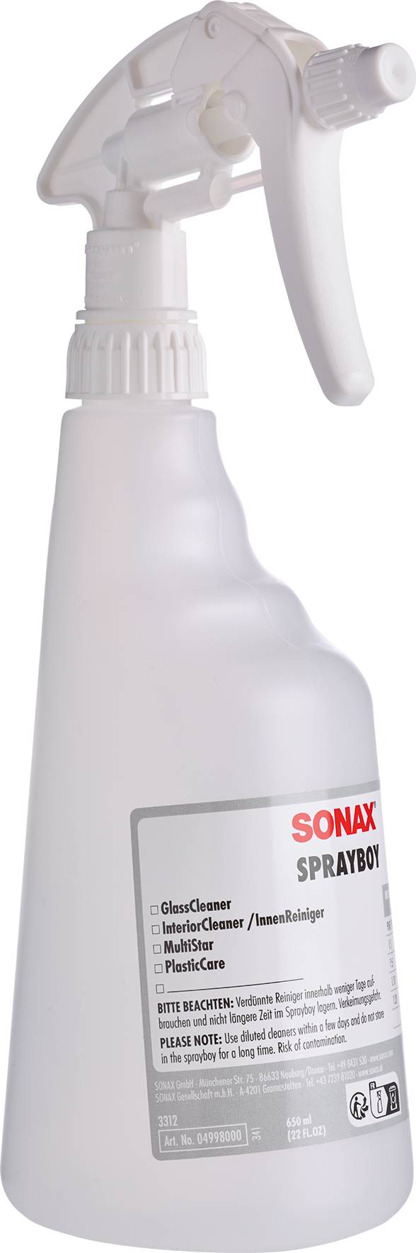 Sonax Sprühflasche Sprayboy transparent