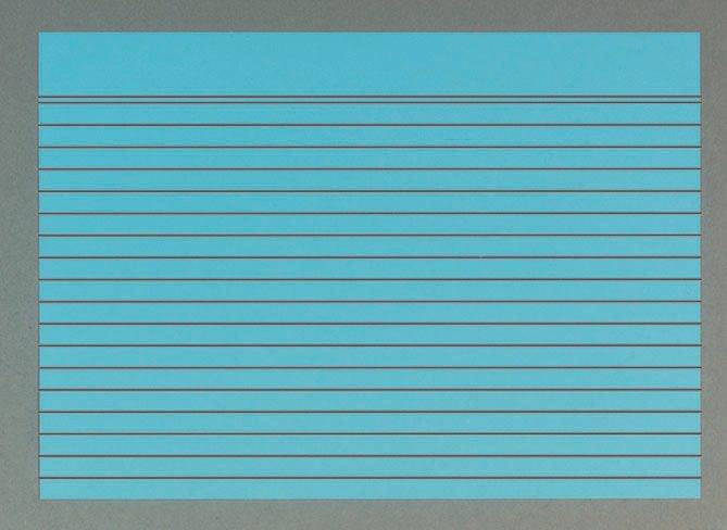 3rd Party 100 Karteikarten DIN A5 blau liniert