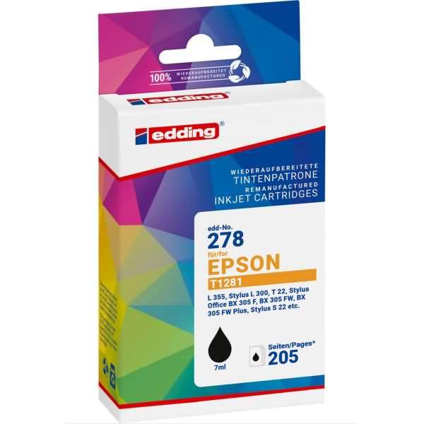 Tintenpatrone ersetzt Epson T1281 black