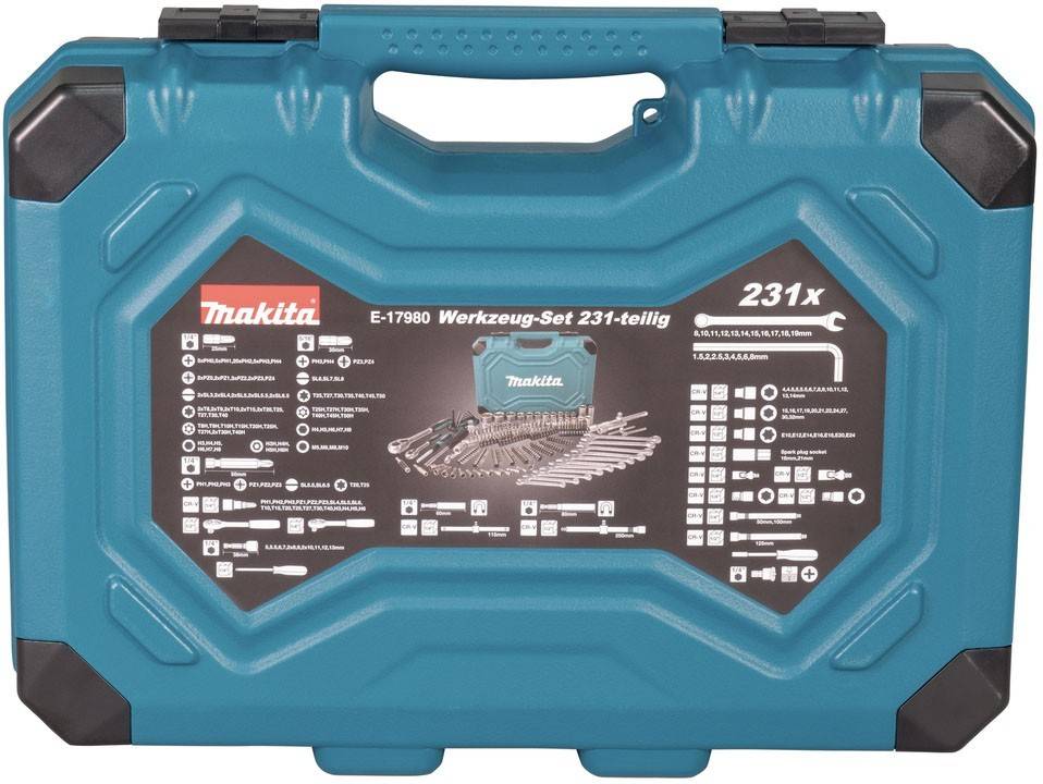 Makita Werkzeug-Set 231-tlg. E-17980