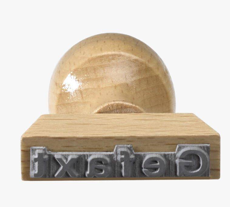 Holzstempel mit automatischer Tintennachfuhr, gespiegelte „Getfax1