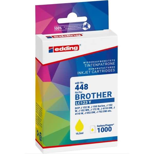 Druckerpatrone ersetzt Brother LC123 yellow