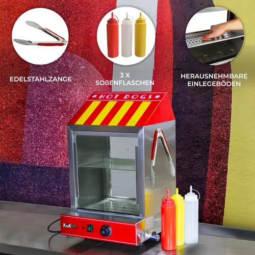 KuKoo Gastro Hot Dog Wärmer KuKoo Gastro Hot Dog Wärmer