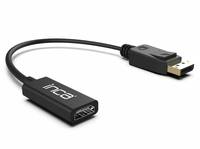 INCA Adapter IDTH-07 DisplayPort> HDMI 4K 0.2m retail - Adapter - Digital/Display/Video