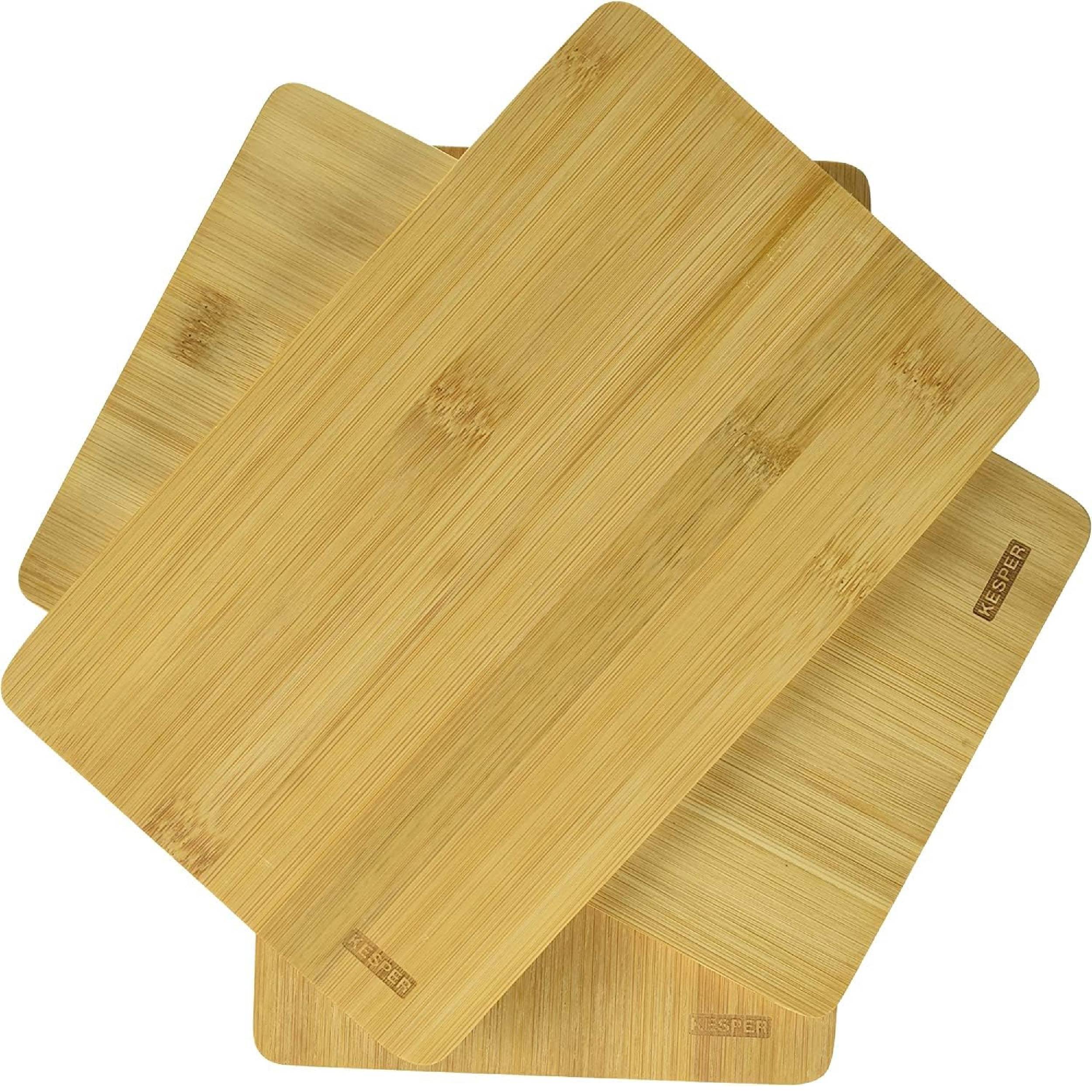 KESPER | Frühstücksbrettchen | Bambusholz | 6er Pack | robust & langlebig | perfekt für den täglichen Gebrauch