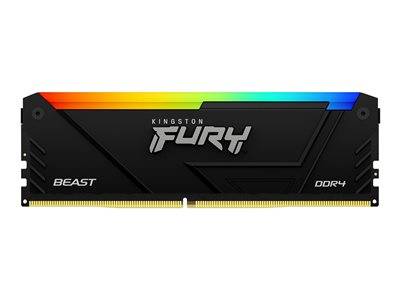 DDR4 16GB PC 3600 CL18 Kingston FURY Beast RGB retail Multimedia-Technik Speichermodule
