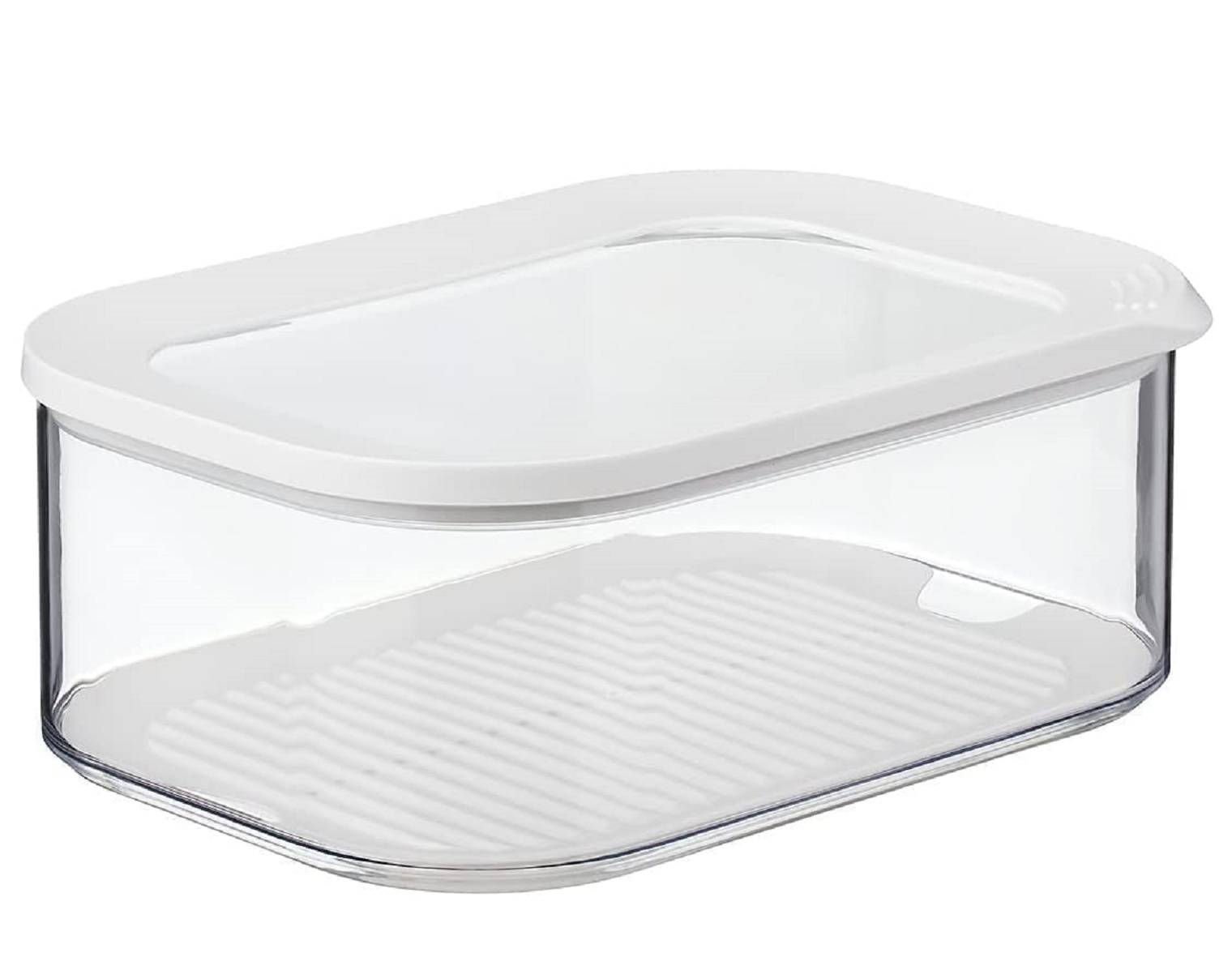 Mepal | Modula Vorratsdose Set | Frischhaltedosen Starter-Set | spülmaschinenfest | elegant in Weiß | ideal für Lebensmittelaufbewahrung