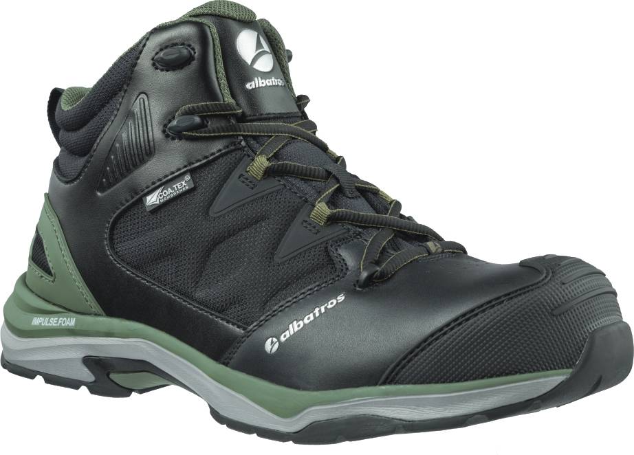 Sicherheitsstiefel Albatros Ultratrail Olive CTX Mid S3 ESD WR HRO SRC Gr. 44