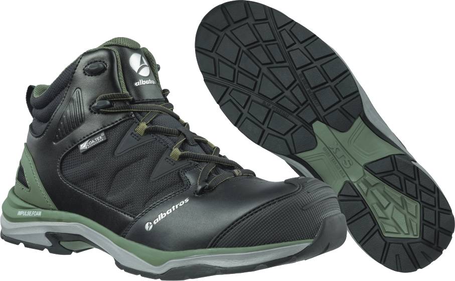 Sicherheitsstiefel Albatros Ultratrail Olive CTX Mid S3 ESD WR HRO SRC Gr. 44