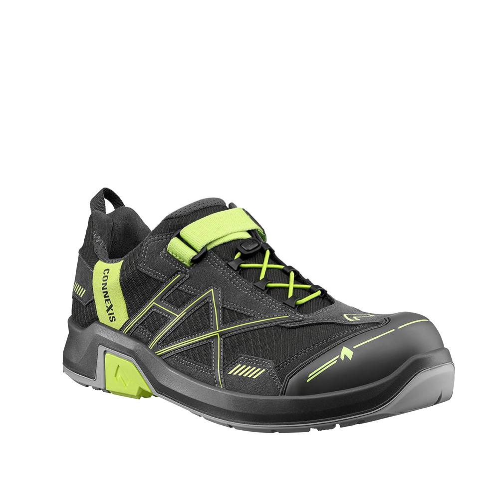 Haix CONNEXIS Safety T S1 low grey-citrus ESD HRO