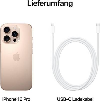 Apple iPhone 16 Pro Max 256GB Titan Wüstensand