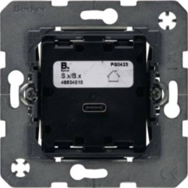 Berker 48604010 - USB PD Power Modul, 65W, S/B