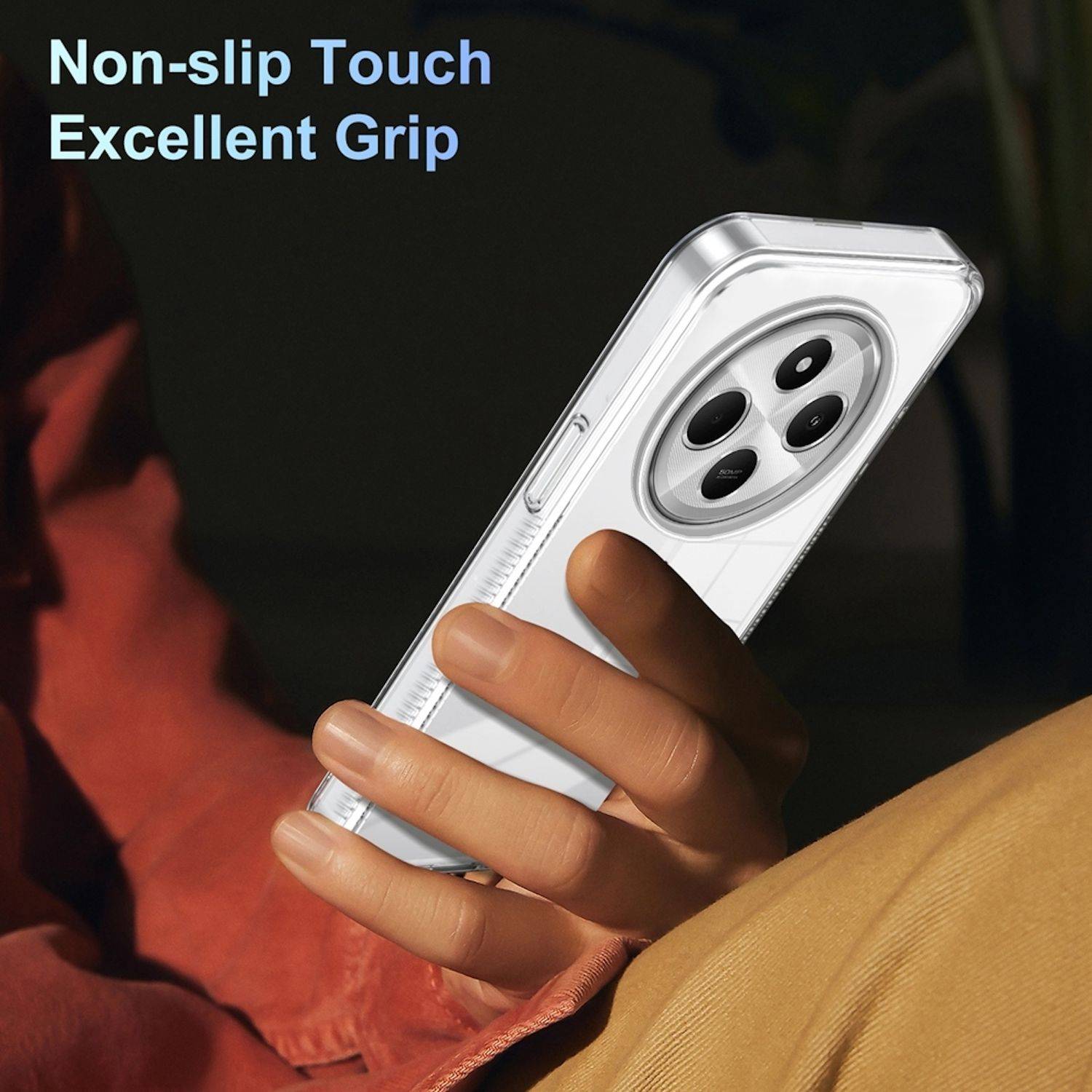 Für Xiaomi Redmi 14C 4G Acryl TPU + Transparent PC Schutz Hülle Cover Tasche Neu