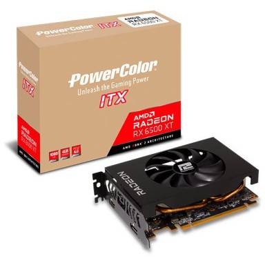 PowerColor AXRX 6500XT 4GBD6-DH graphics card Eingabe / Ausgabe Grafikkarten AMD