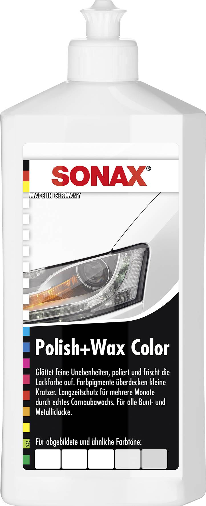 SONAX Polish & Wax Color NanoPro weiß 500 ml