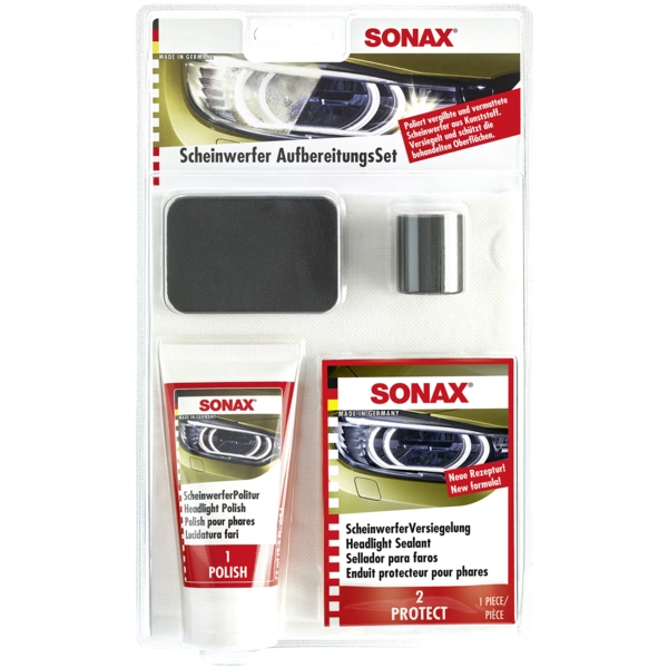 SONAX Scheinwerfer Aufbereitungsset 85 ml SONAX Scheinwerfer Aufbereitungsset 85 ml
