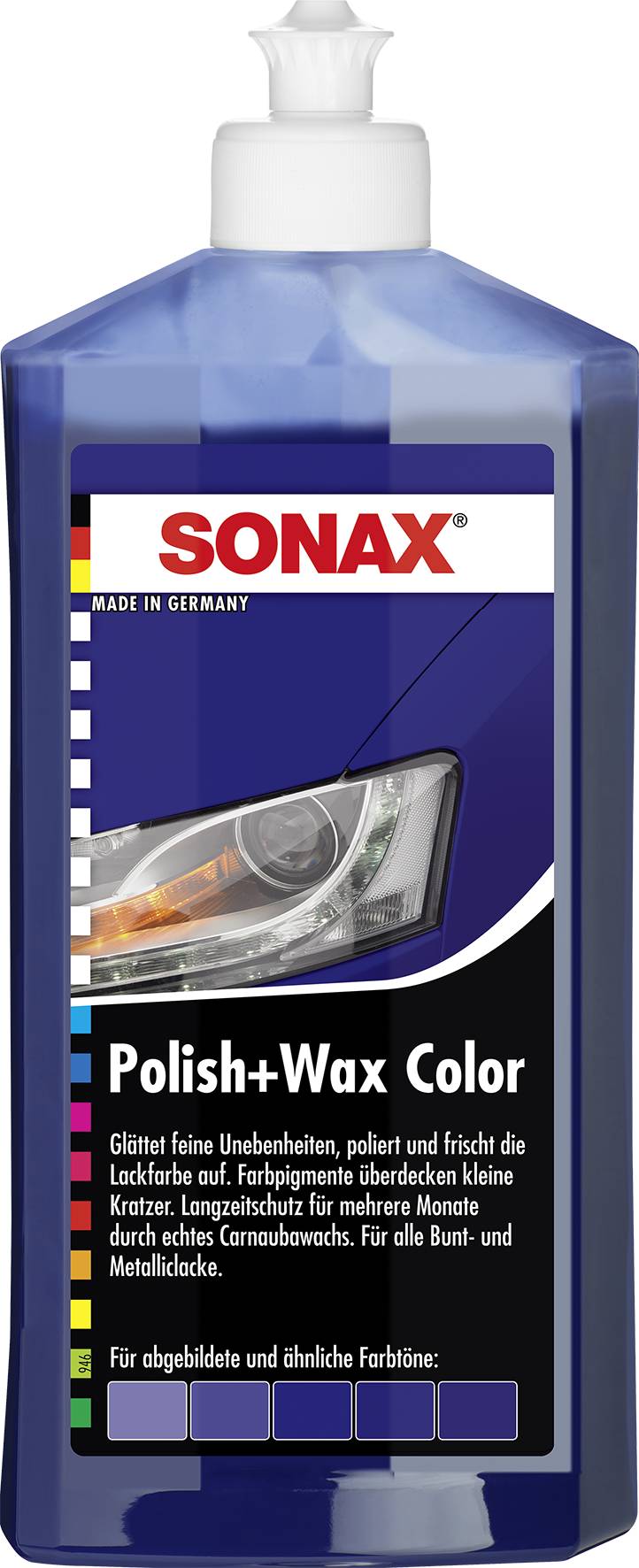 SONAX Polish & Wax Color NanoPro blau 500 ml