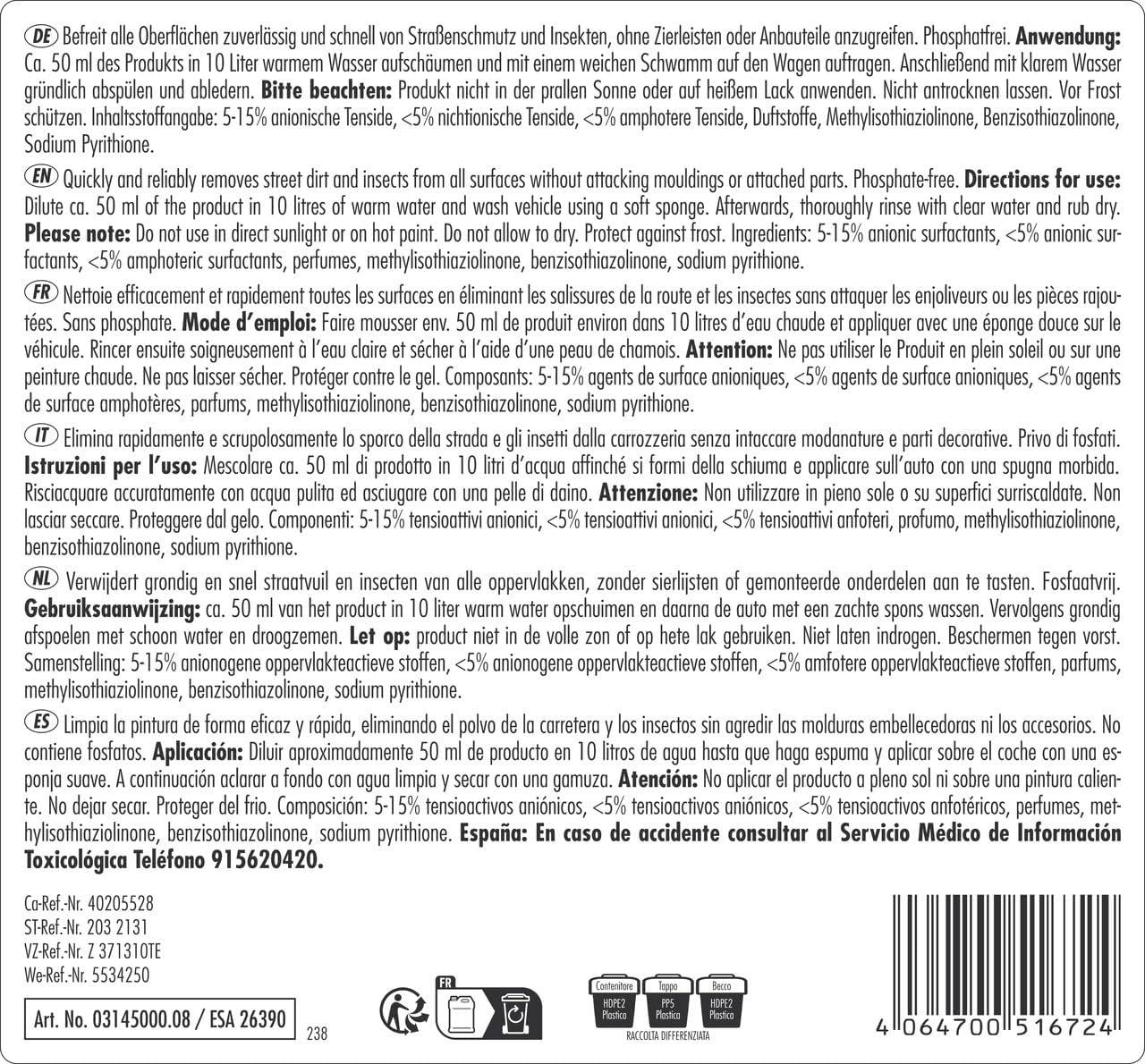 SONAX AutoShampoo Konzentrat 5 L