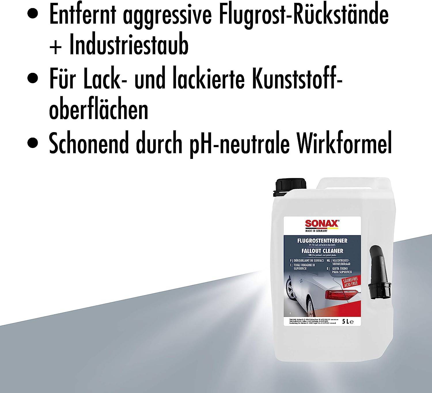 SONAX FlugrostEntferner säurefrei 5 L