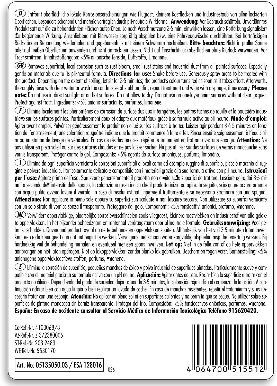 SONAX FlugrostEntferner säurefrei 5 L