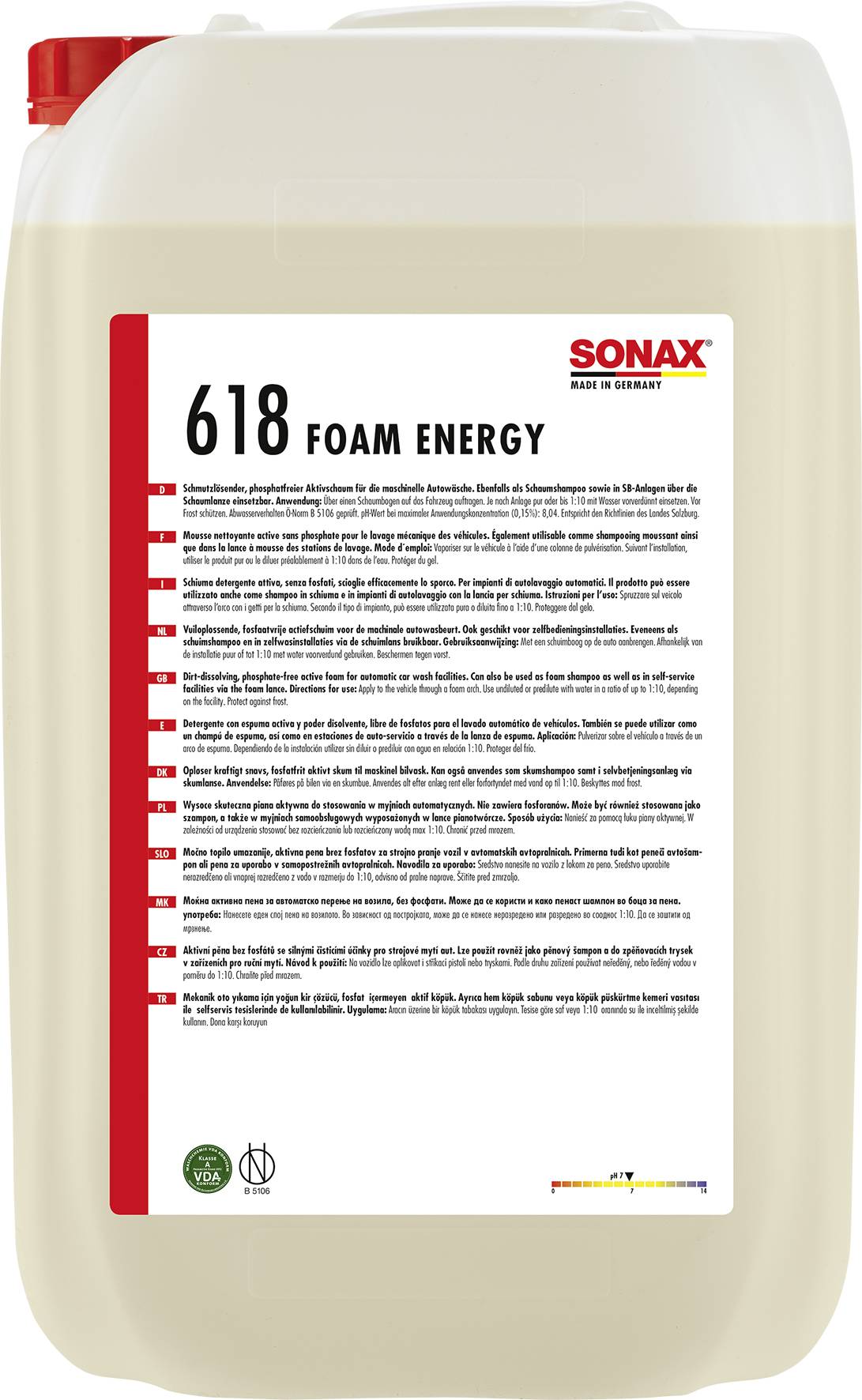 SONAX AktivReinigungsSchaum Energy 25 L