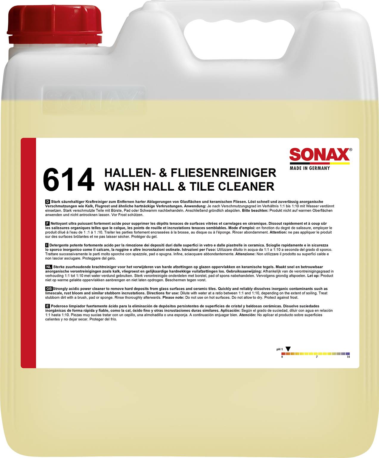 SONAX Hallen- und FliesenReiniger extra stark 10 L