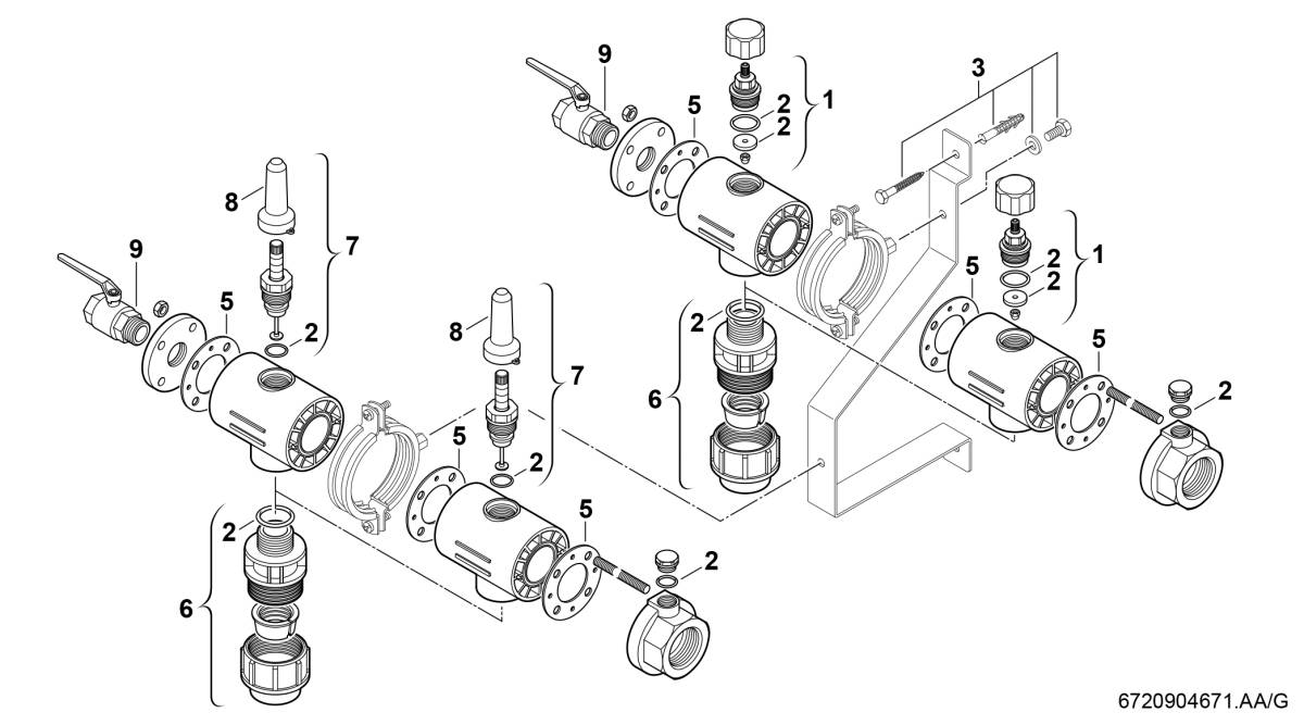 Bosch Thermotechnik Erweiterungsset NR1138