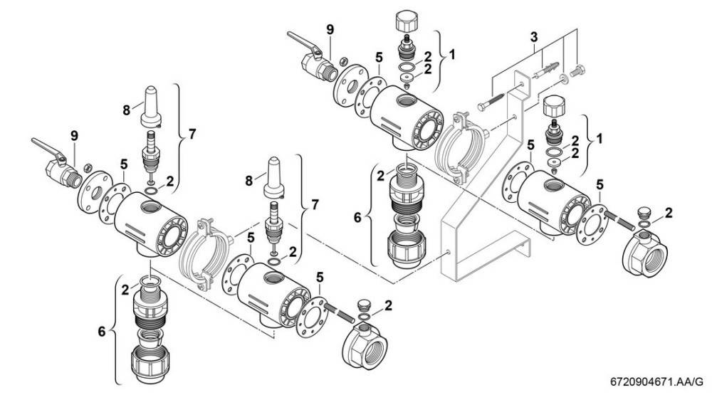 Bosch Thermotechnik Erweiterungsset NR1138