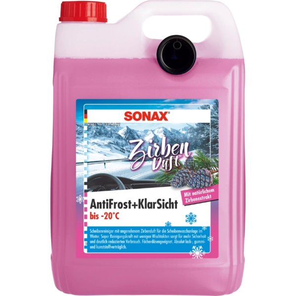 SONAX AntiFrost + KlarSicht bis -20°C Zirbe 5 L SONAX AntiFrost + KlarSicht bis -20°C Zirbe 5 L