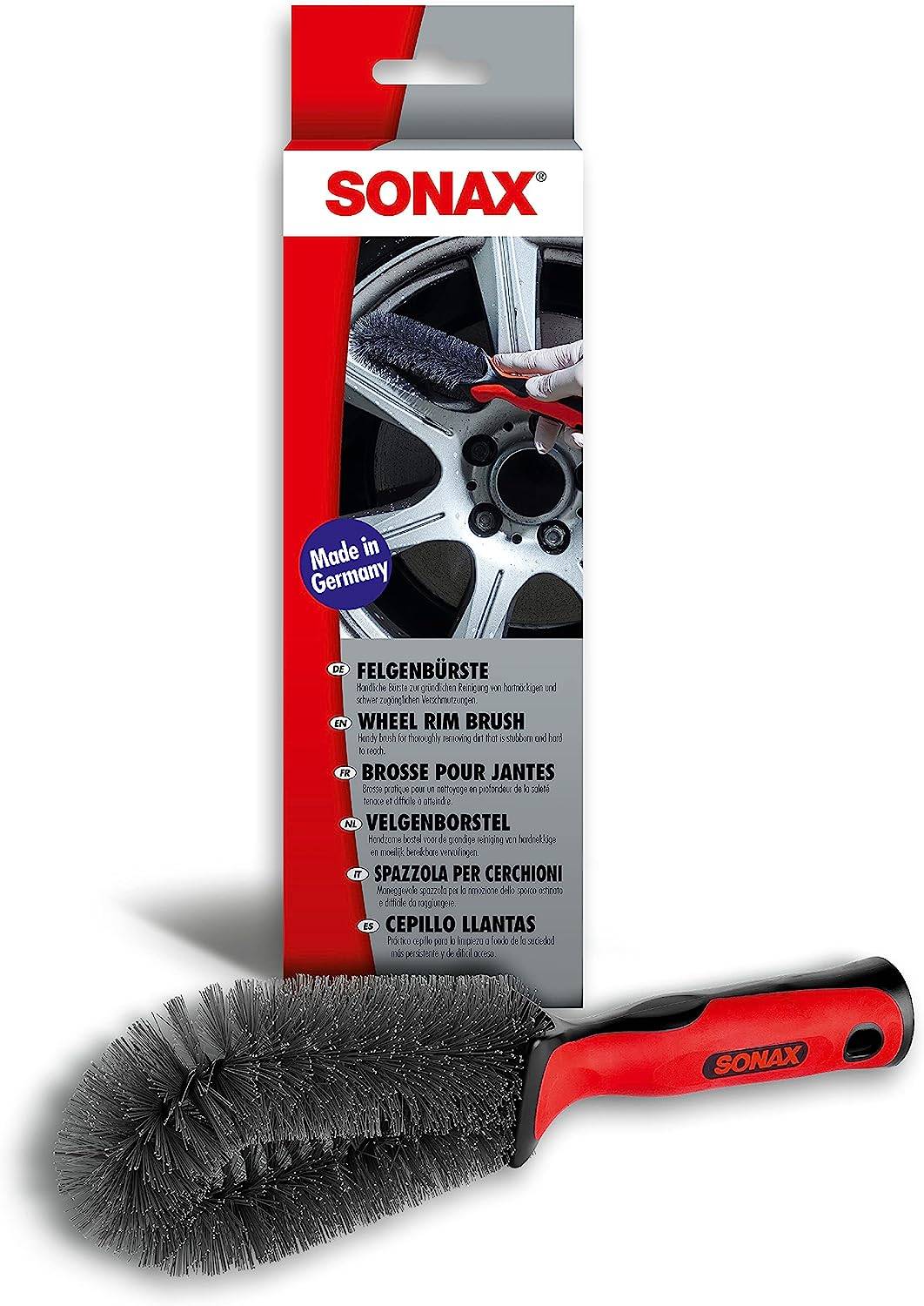 SONAX FelgenBürste für Stahl- und Alufelgen