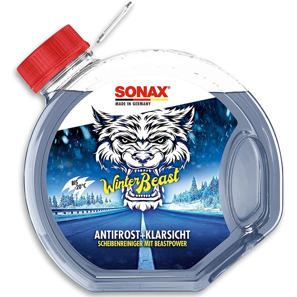 SONAX WinterBeast AntiFrost + KlarSicht Rundflasche -20°C 3 L SONAX WinterBeast AntiFrost + KlarSicht Rundflasche -20°C 3 L