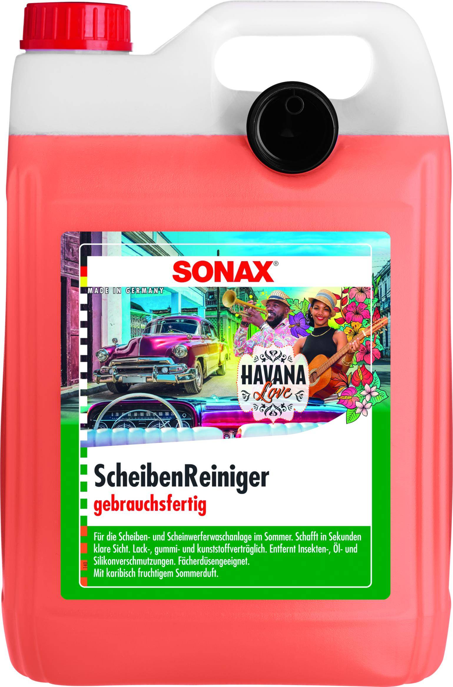 SONAX ScheibenReiniger gebrauchsfertig Havana Love 5 L