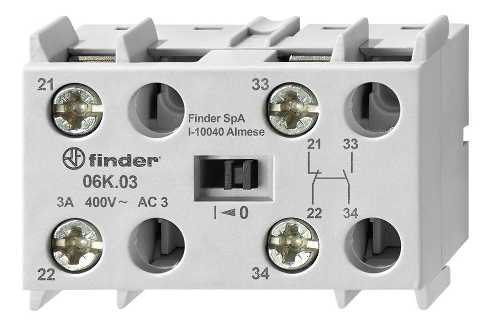 Finder Hilfsschalter-Block 06K.06