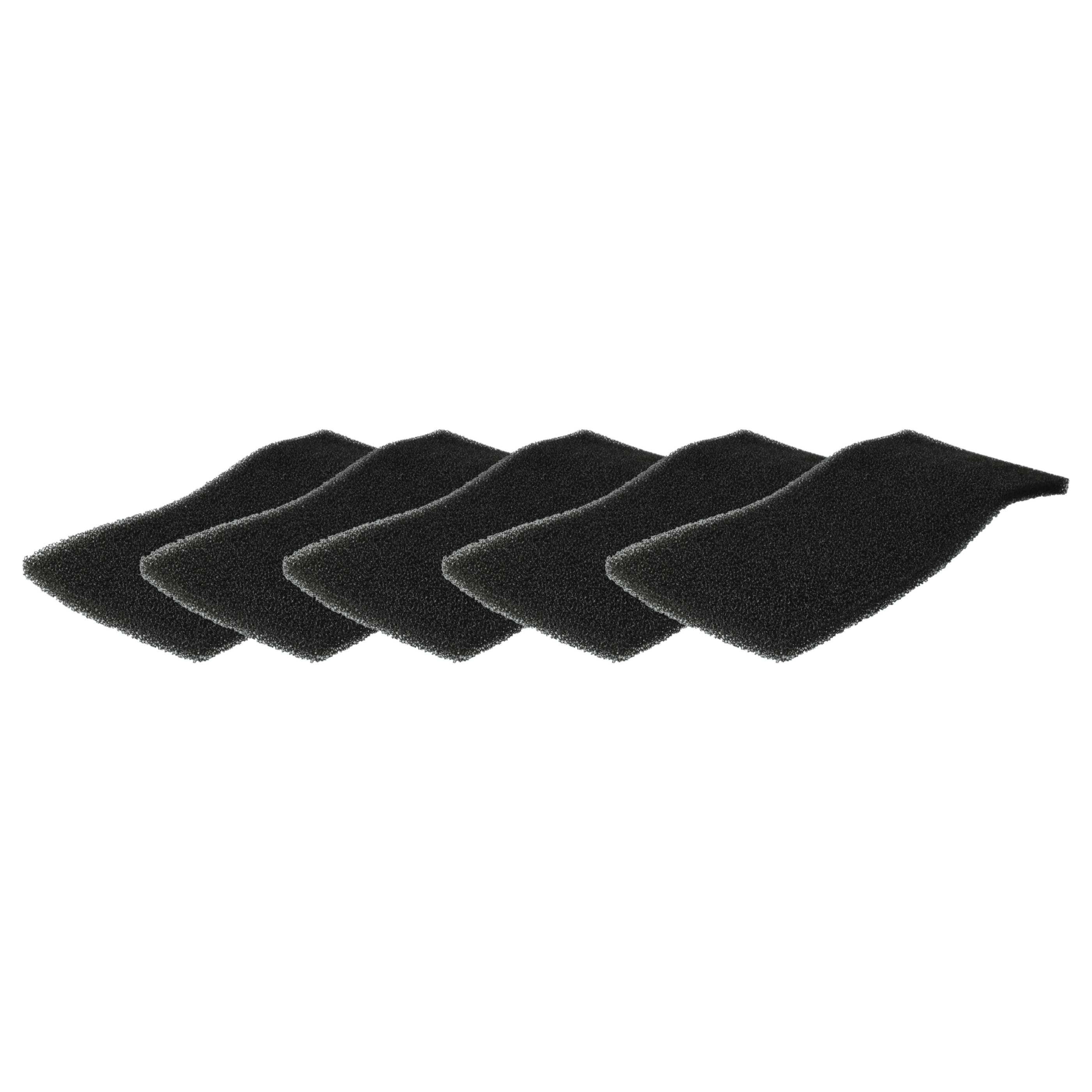vhbw 5x Schaumfilter 35 PPI kompatibel mit Whirlpool CareMotion 825 A2+ (857501212021), CareMotion 825 A2+ (857501212020) Wäschetrockner