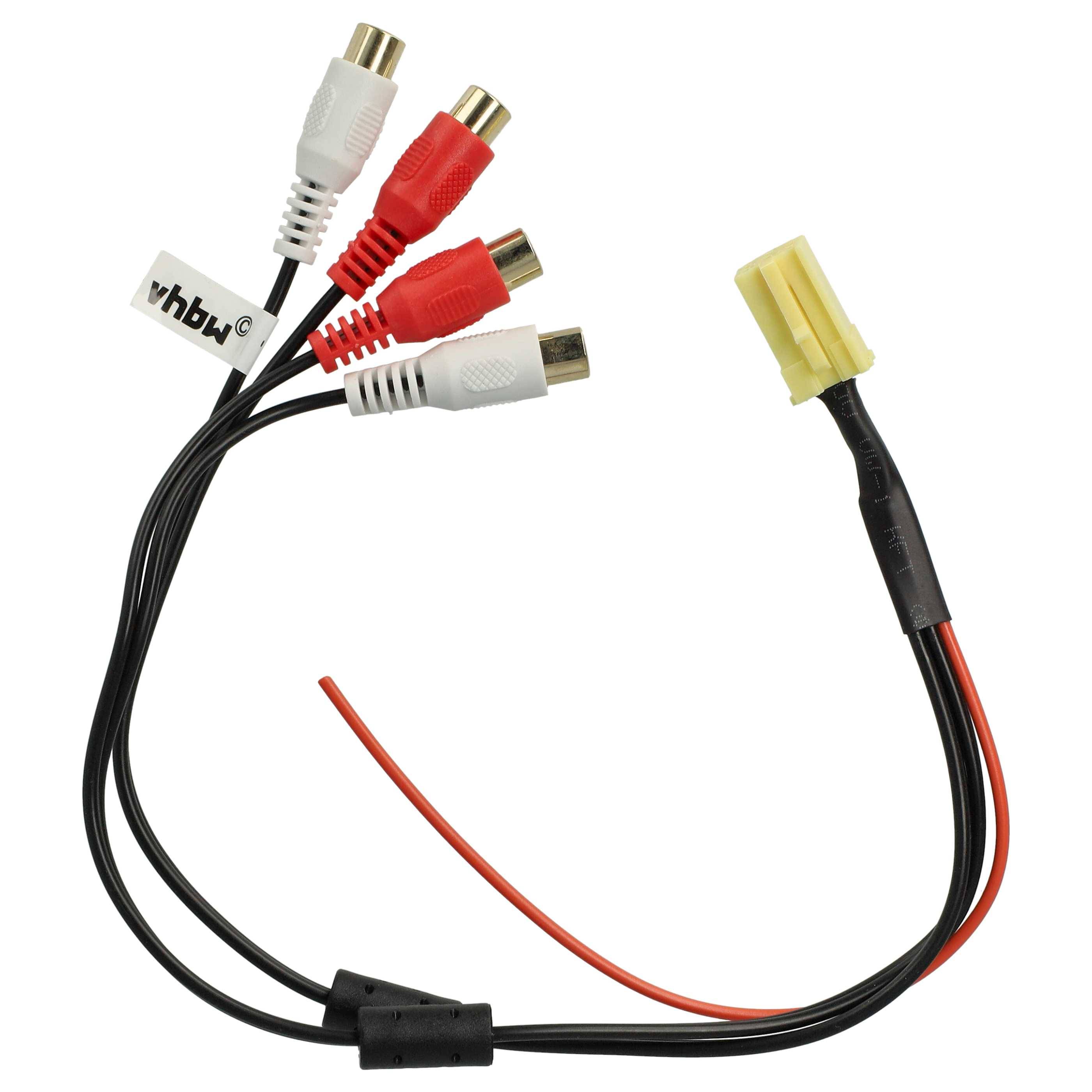 vhbw Autoradio ISO Adapter kompatibel mit Seat Alana, Aura, Cordoba, Elba, Highline, Scala, Sound II, Toledo, Ibiza