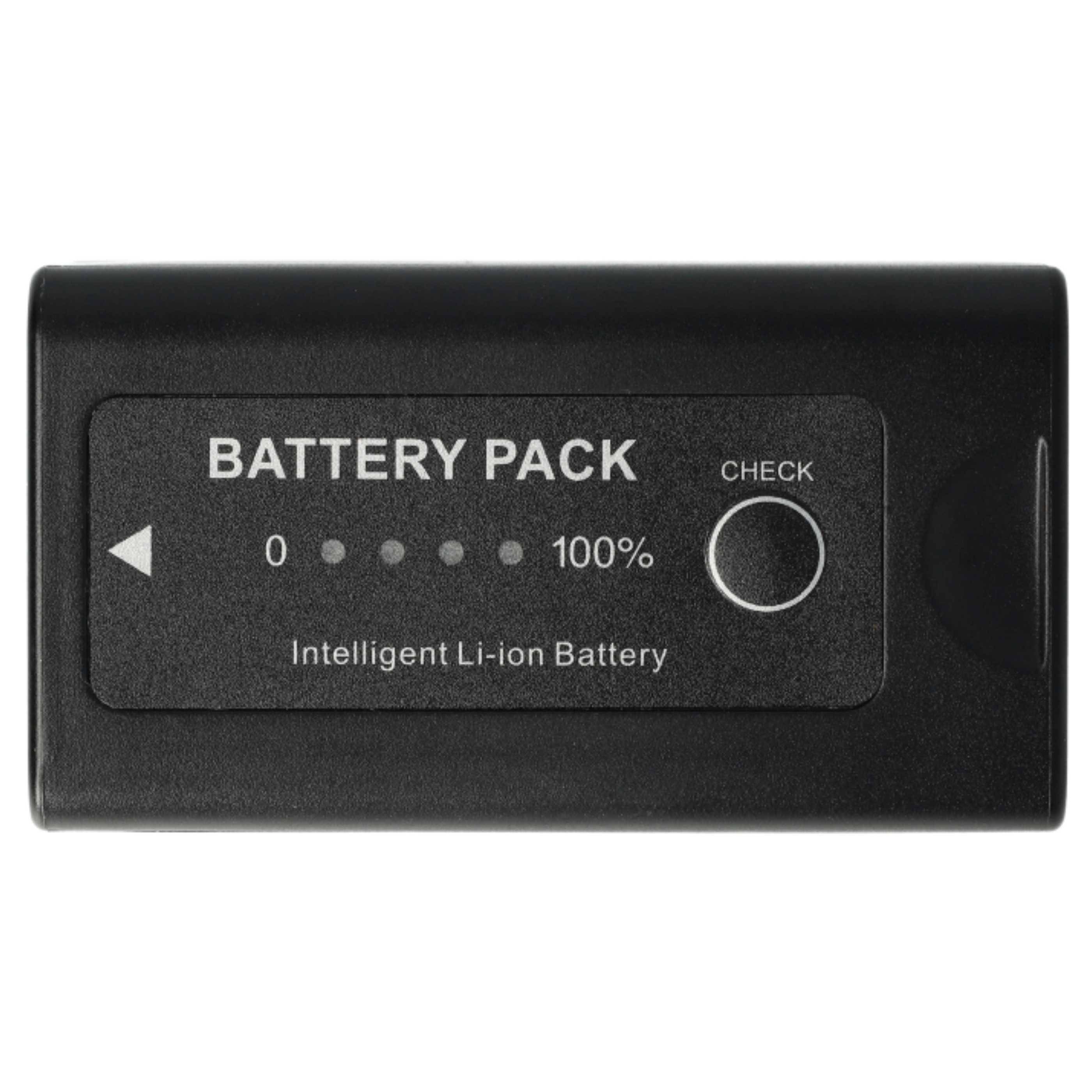 vhbw 2x Akku kompatibel mit Canon XF300, XF305, XF100, XF105 Videokamera Camcorder (4400 mAh, 7,4 V, Li-Ion)