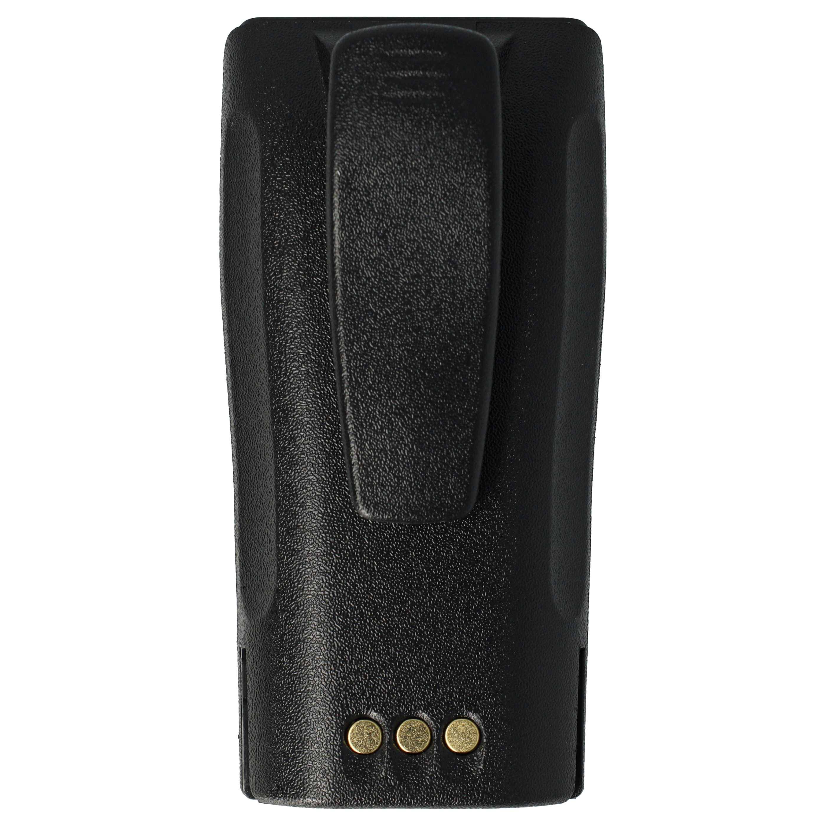 vhbw 5x Akku kompatibel mit Motorola PR400, PM400, GP3688, GP3188 Funkgerät, Walkie Talkie (1800 mAh, 7,2 V, NiMH)