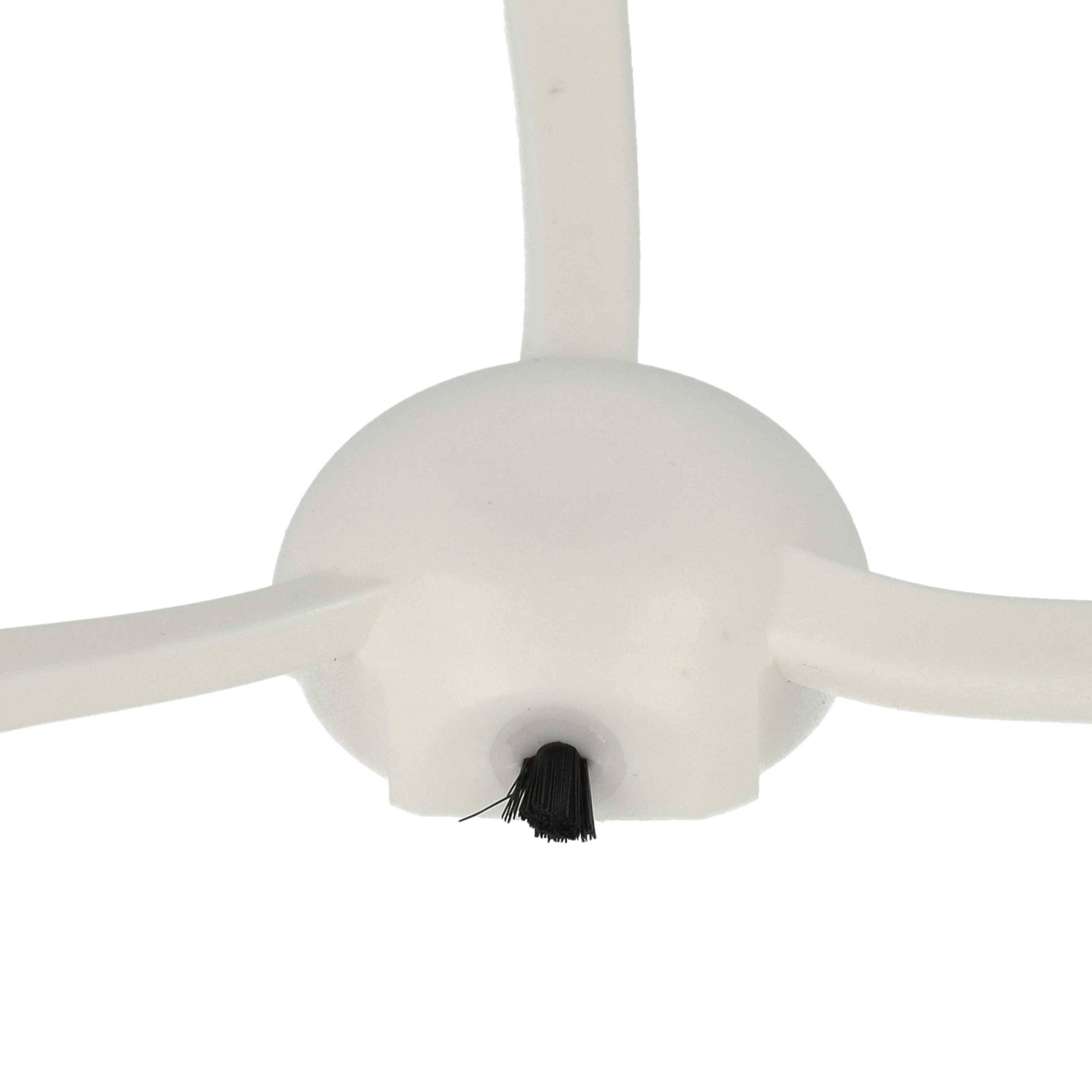 vhbw 10x Seitenbürste kompatibel mit Dreame F9 Pro, L10 Pro, Z10 Pro Saugroboter - Reinigungsbürsten Set, weiß